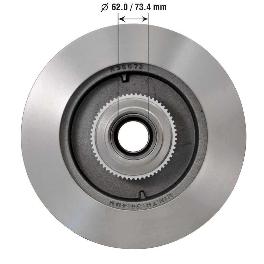 Disc Brake Rotor and Hub Assembly 42247