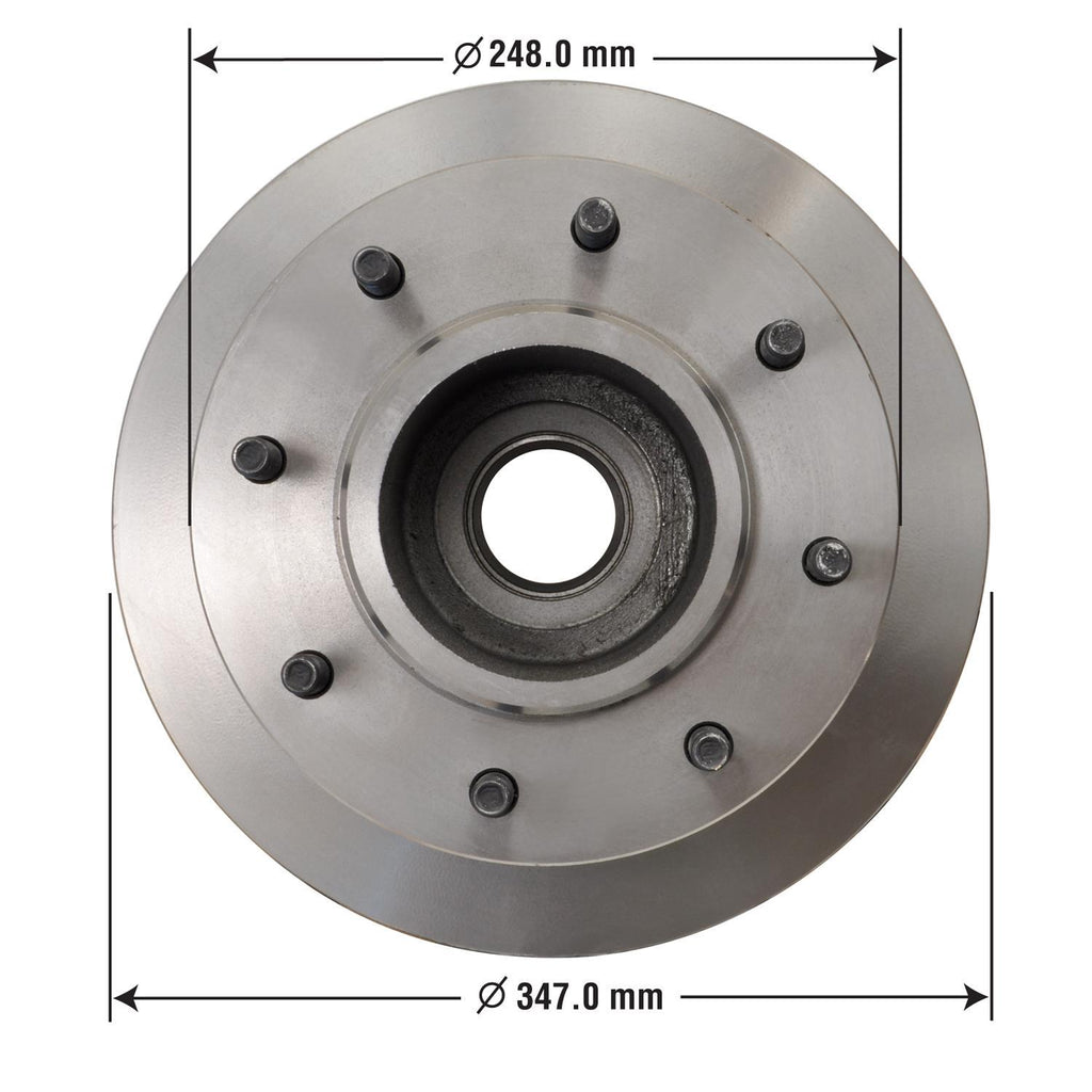 Disc Brake Rotor and Hub Assembly 42247