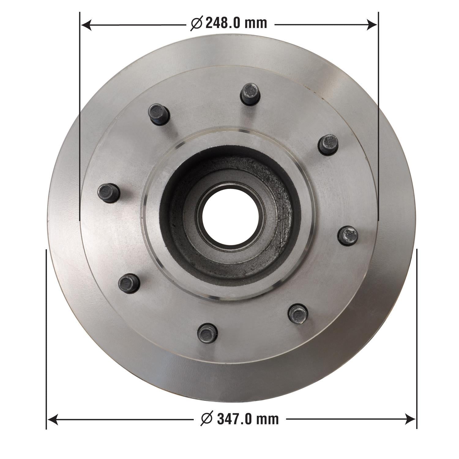 Disc Brake Rotor and Hub Assembly 42247