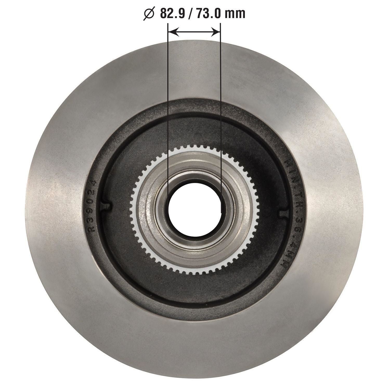 Disc Brake Rotor and Hub Assembly 42258