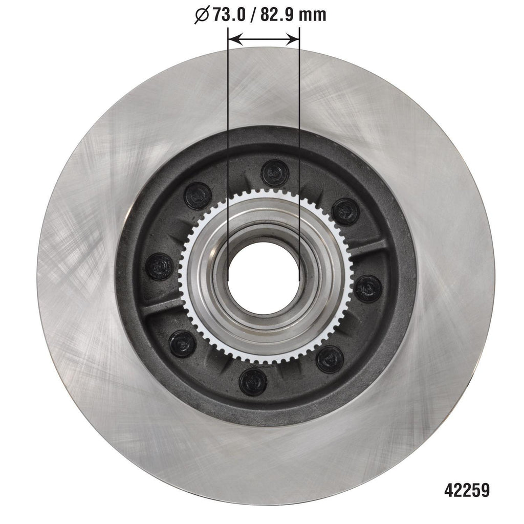 Disc Brake Rotor and Hub Assembly 42259