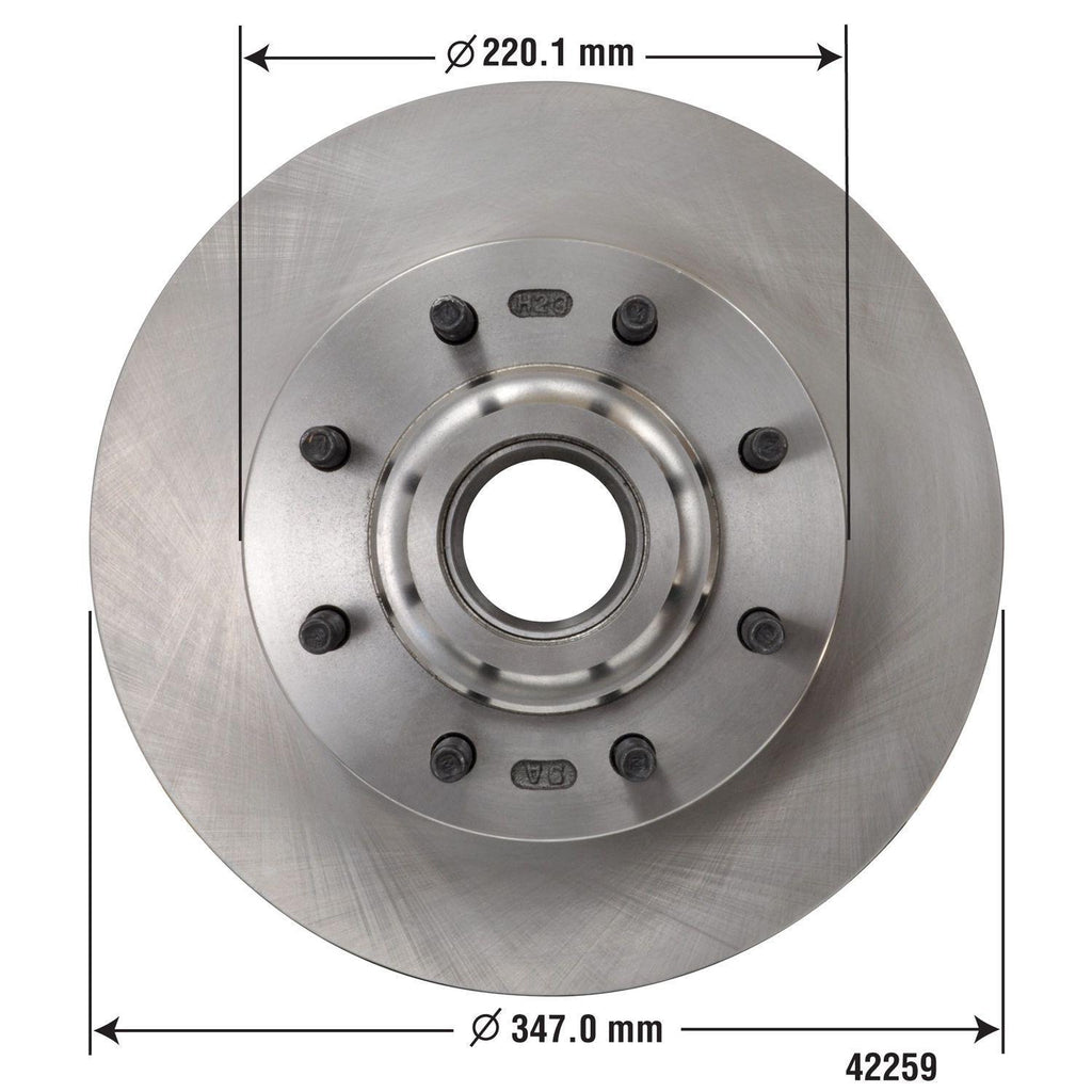 Disc Brake Rotor and Hub Assembly 42259