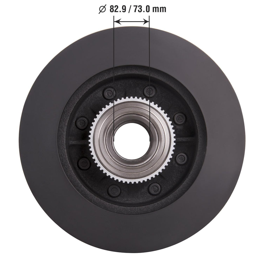 Gold Disc Brake Rotor and Hub Assembly 42259DG