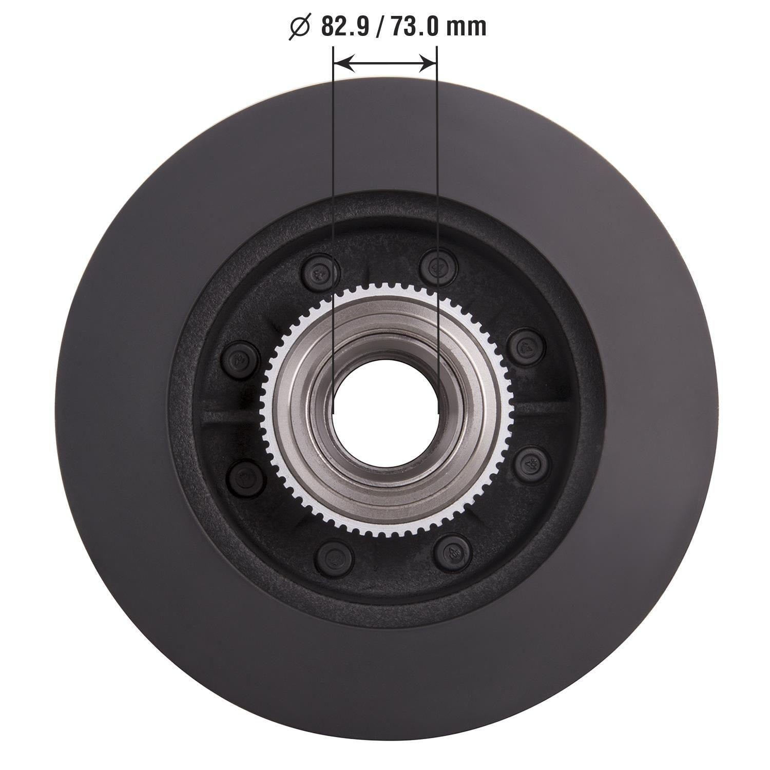 Gold Disc Brake Rotor and Hub Assembly 42259DG