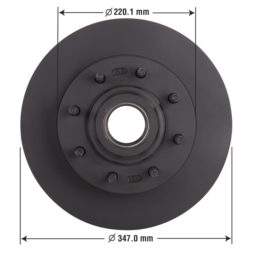 Gold Disc Brake Rotor and Hub Assembly 42259DG
