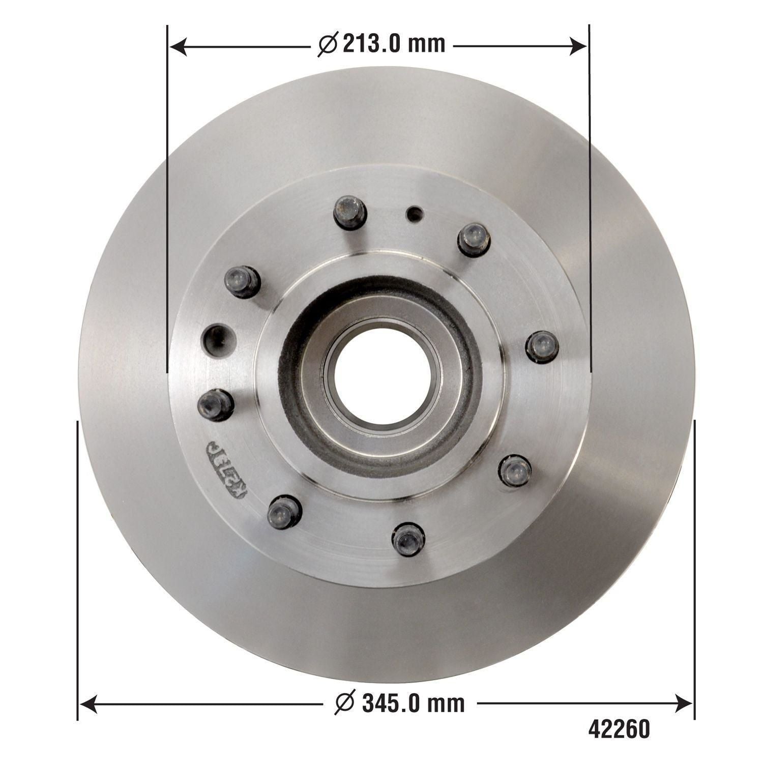 Disc Brake Rotor and Hub Assembly 42260