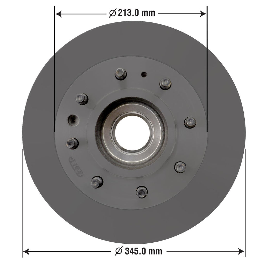 Severe Duty Disc Brake Rotor and Hub Assembly 42260SD