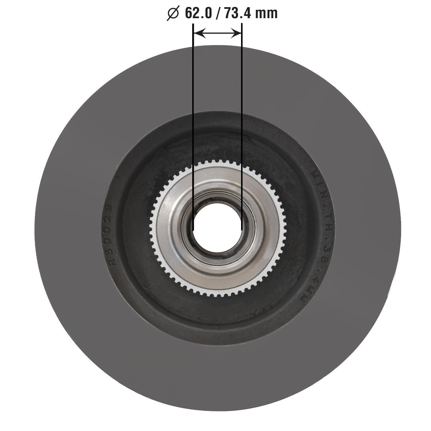 Severe Duty Disc Brake Rotor and Hub Assembly 42260SD