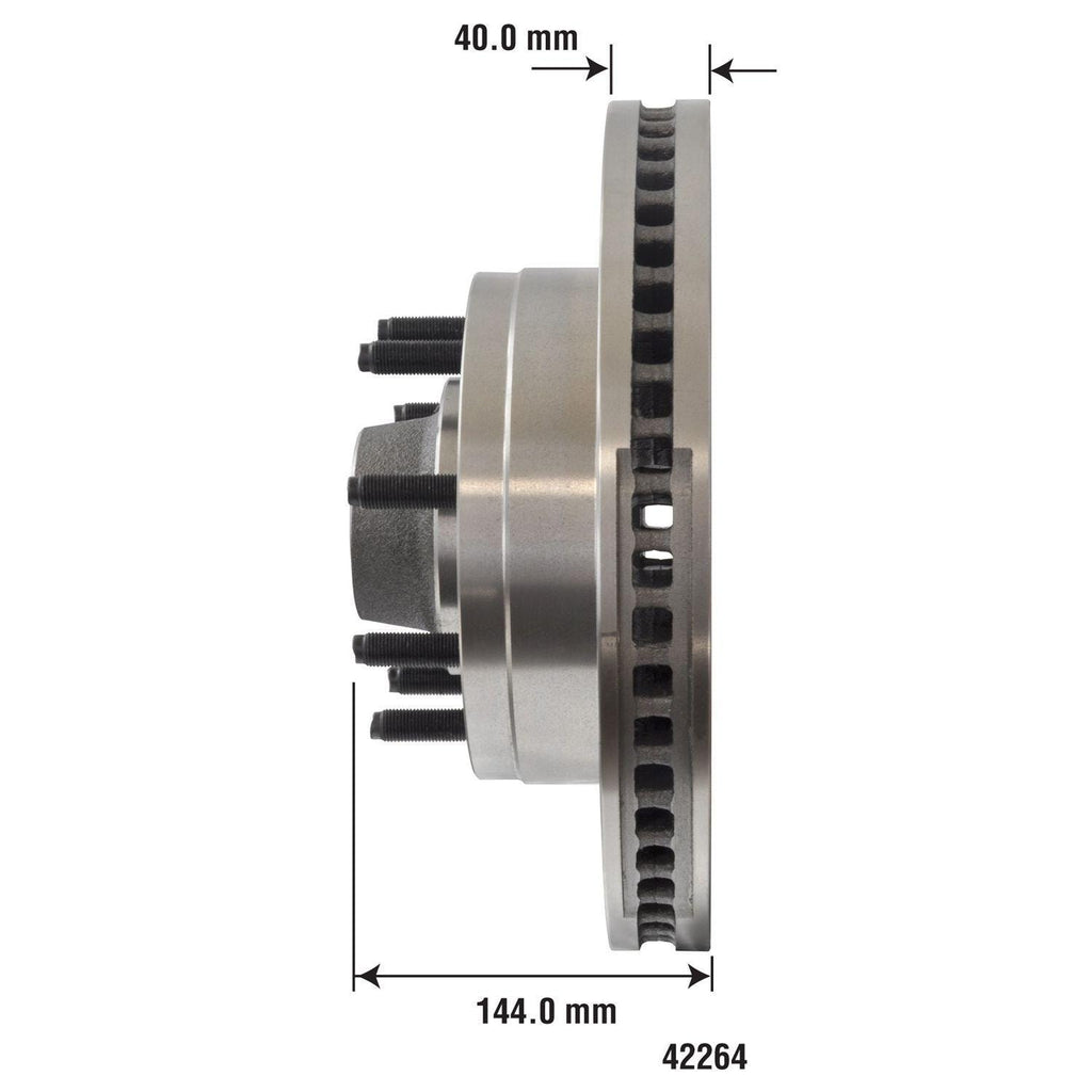 Disc Brake Rotor and Hub Assembly 42264