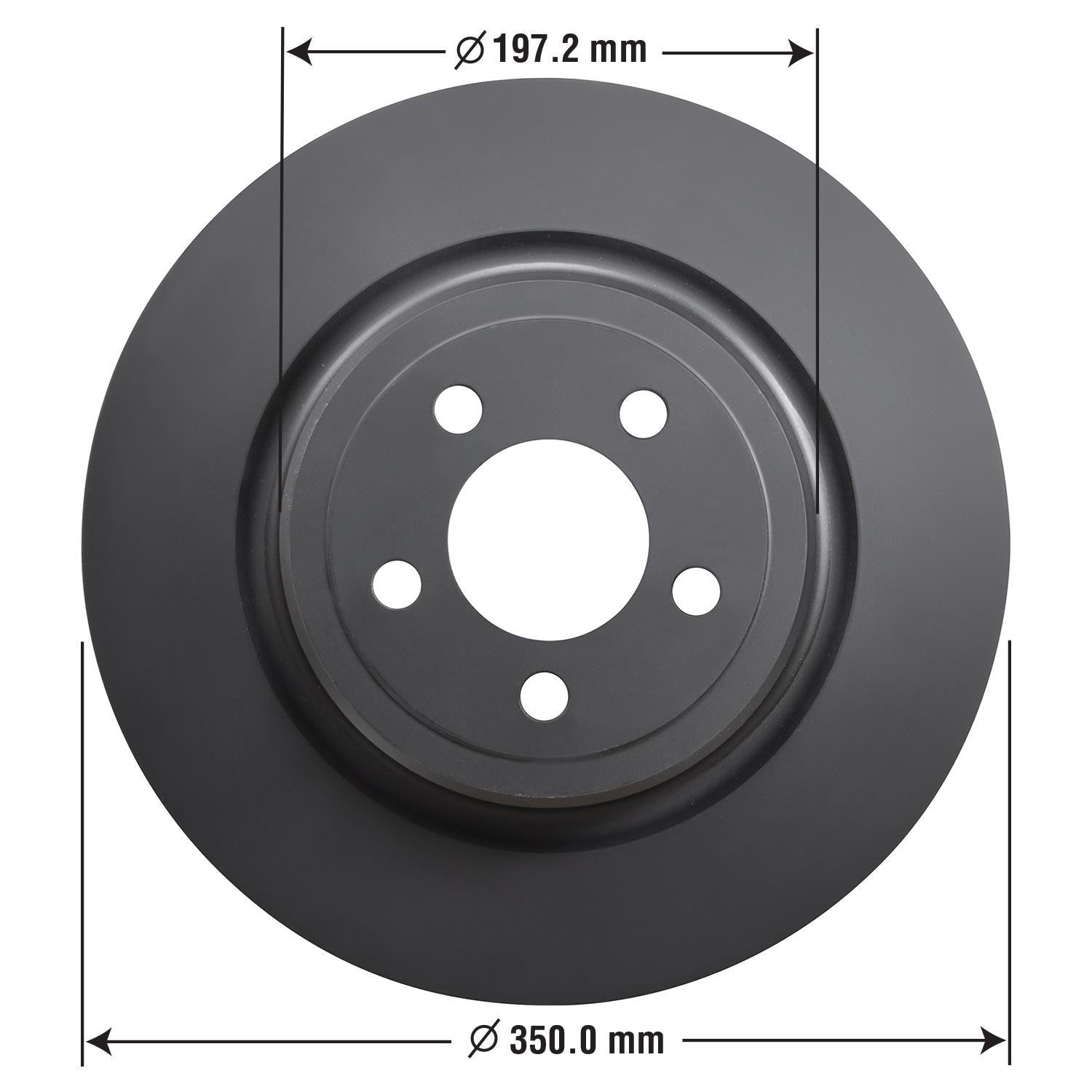 Gold Disc Brake Rotor 43151DG