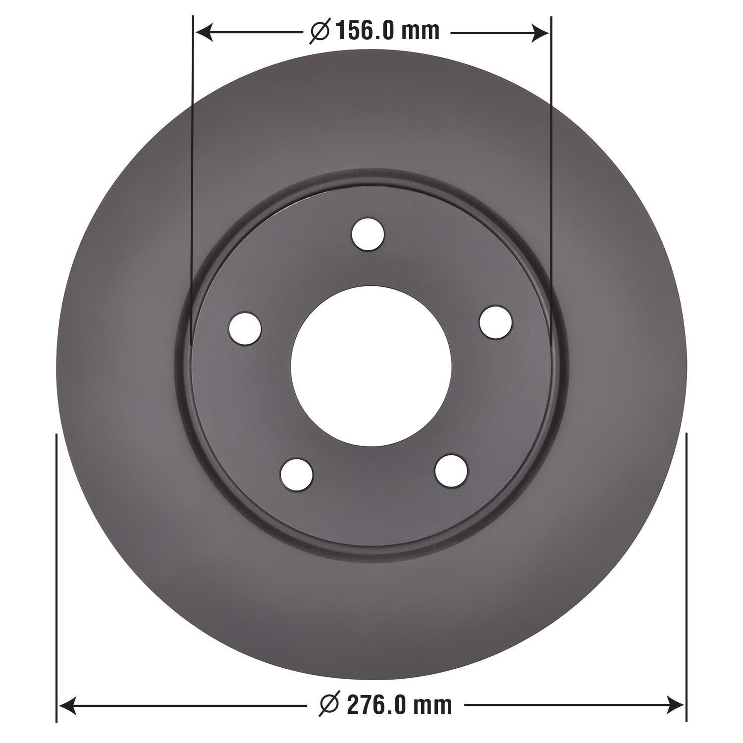 Gold Disc Brake Rotor 43152DG