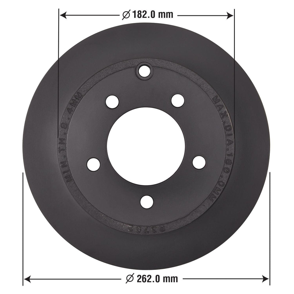 Gold Disc Brake Rotor 43154DG