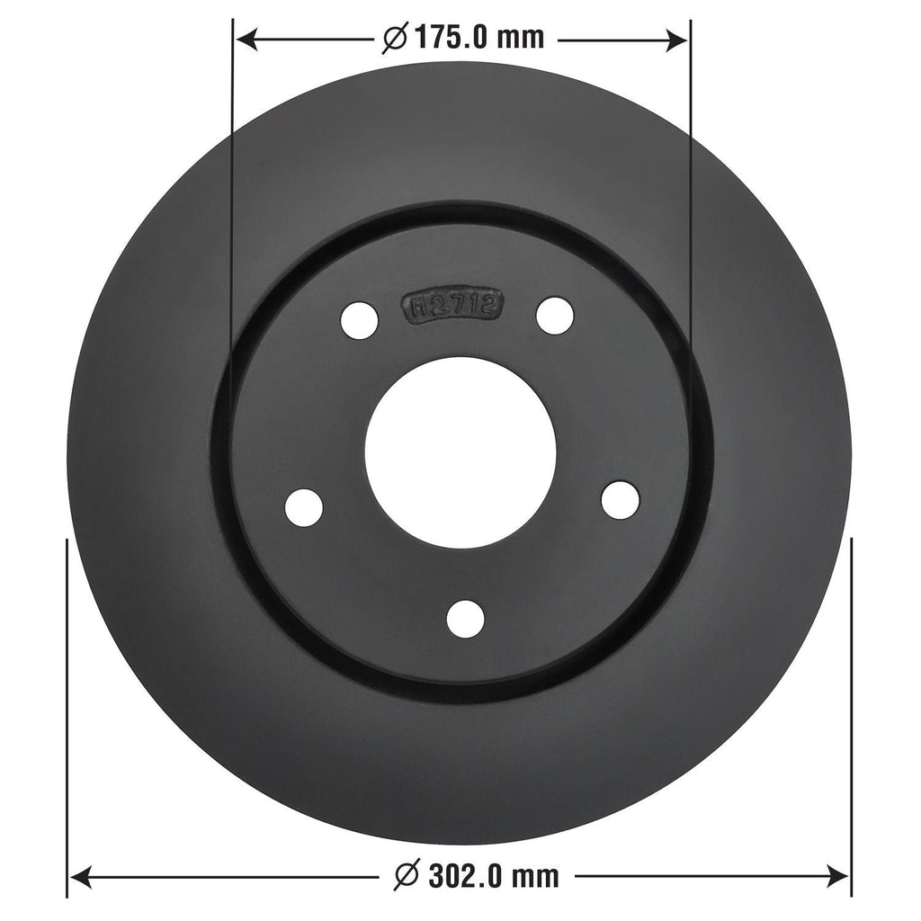 Gold Disc Brake Rotor 43166DG