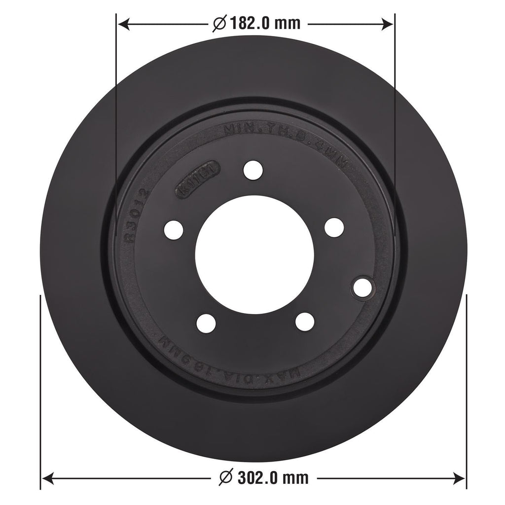 Gold Disc Brake Rotor 43172DG