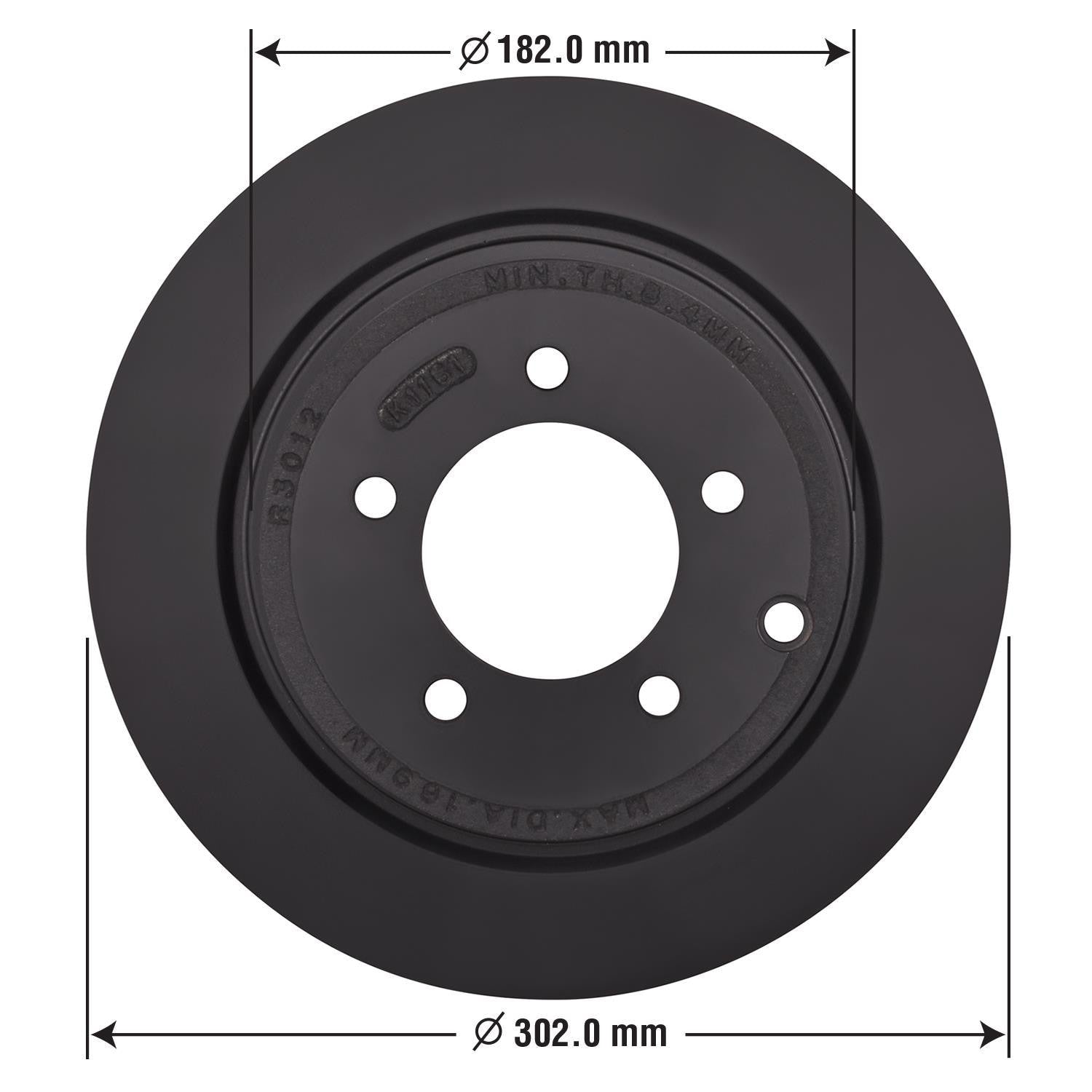 Gold Disc Brake Rotor 43172DG