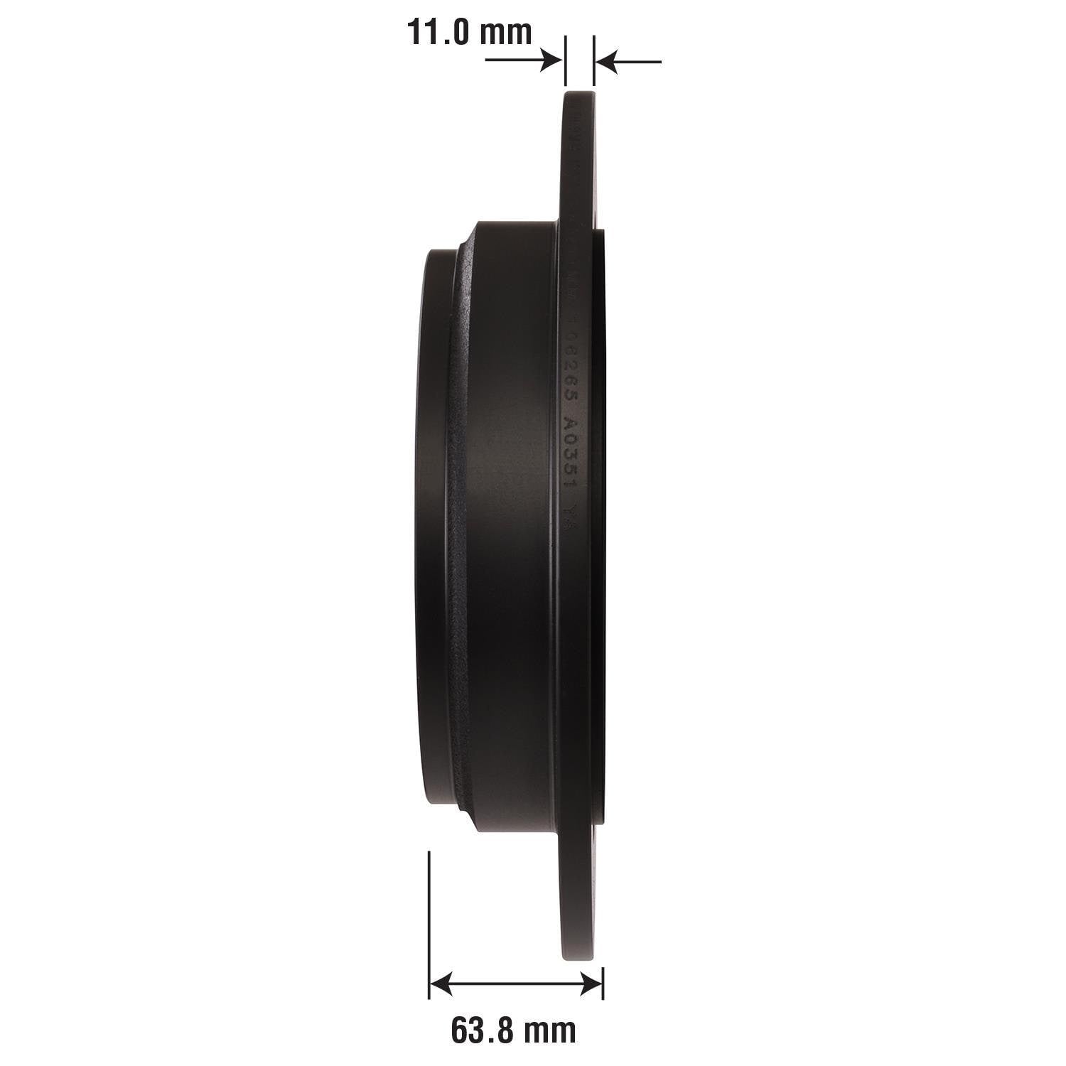 Gold Disc Brake Rotor 44308DG