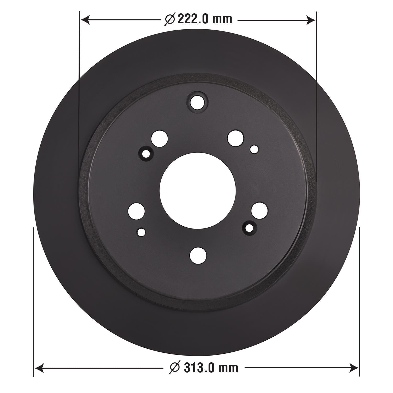 Gold Disc Brake Rotor 44308DG