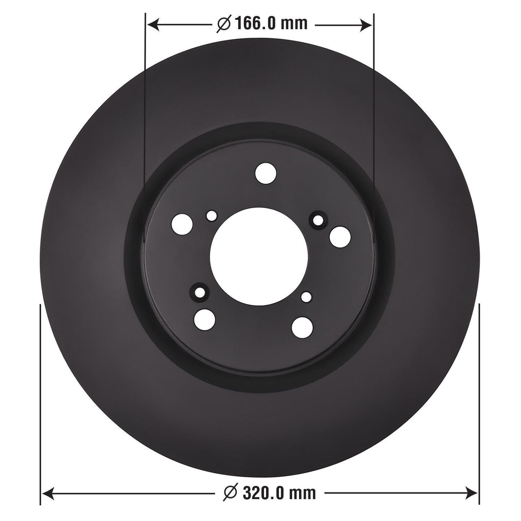Gold Disc Brake Rotor 44311DG