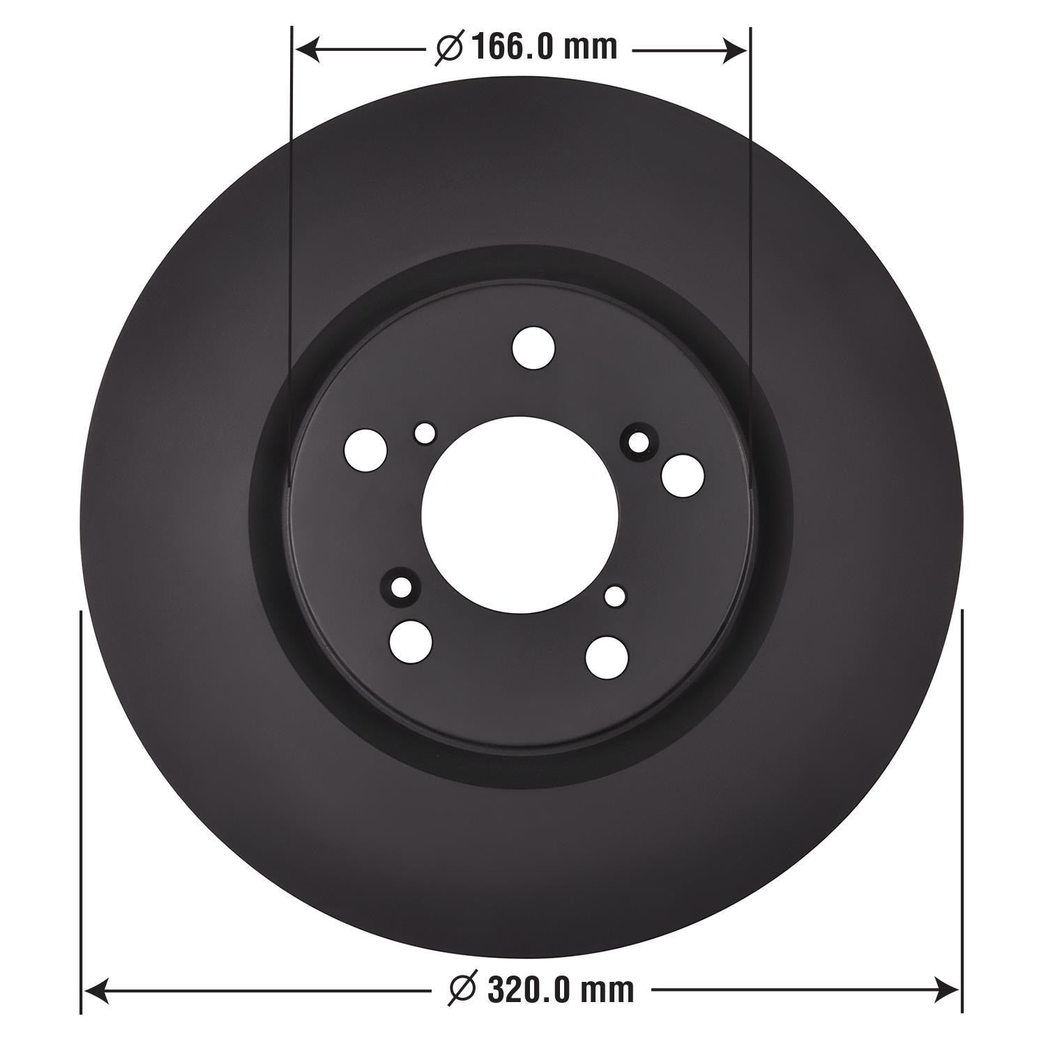 Gold Disc Brake Rotor 44311DG