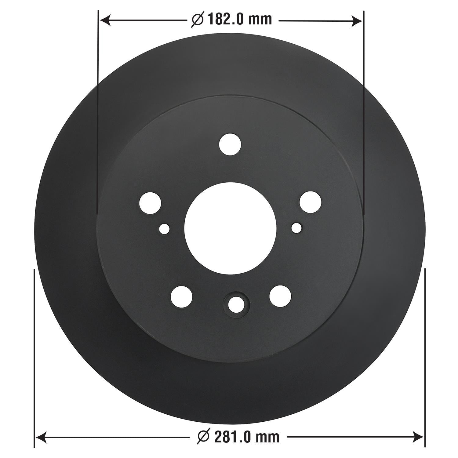 Gold Disc Brake Rotor 44581DG