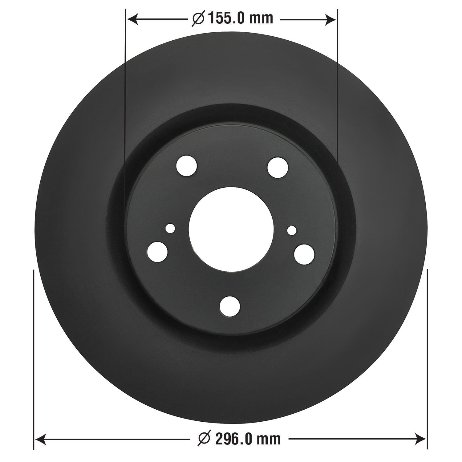 Gold Disc Brake Rotor 44582DG