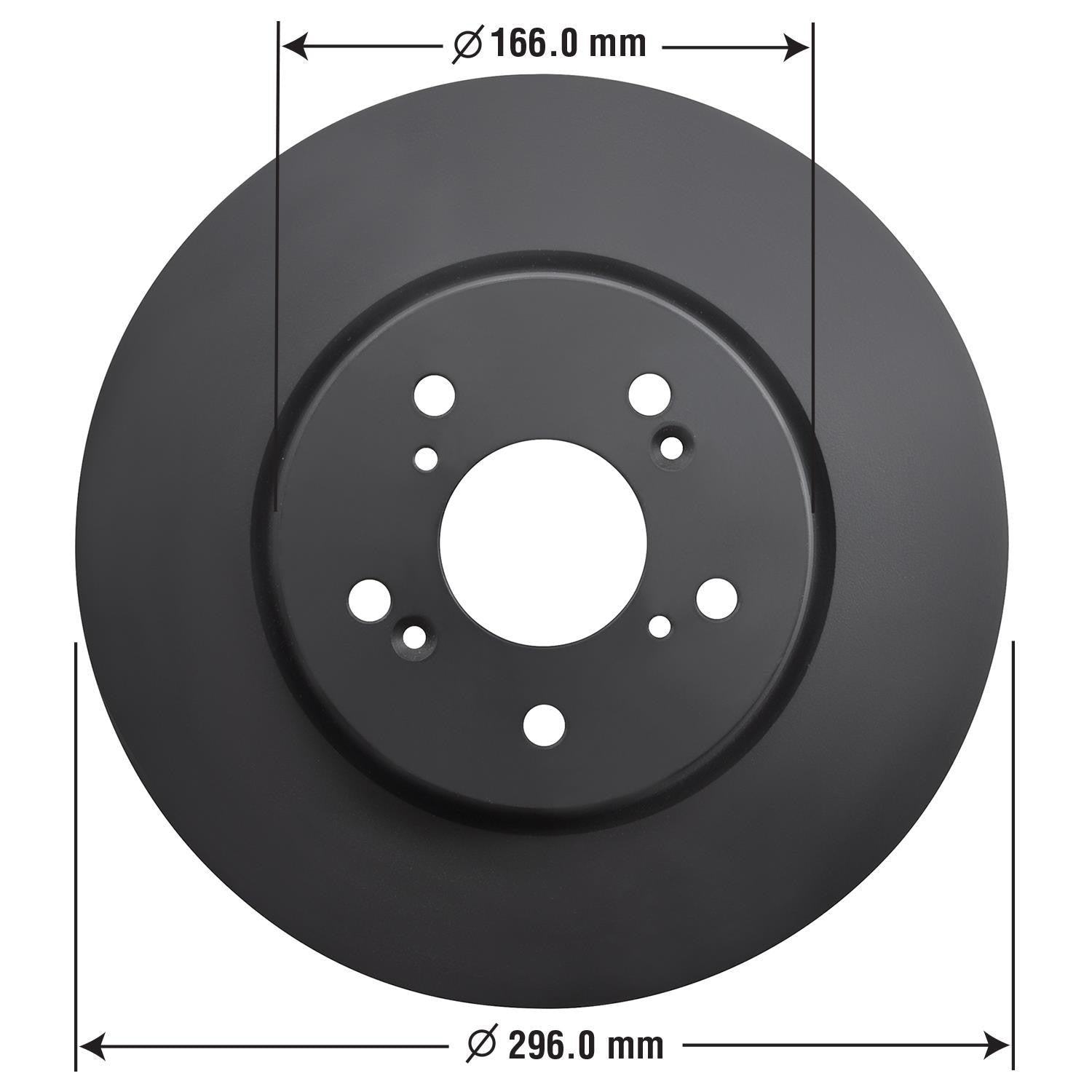 Gold Disc Brake Rotor 44583DG
