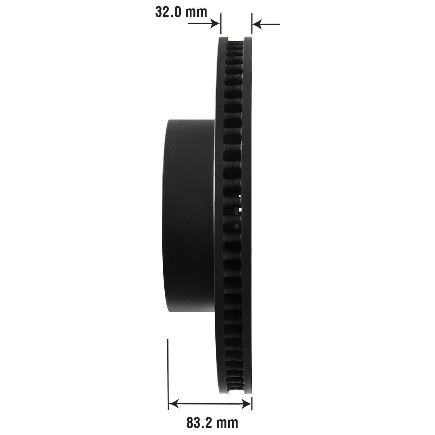 Gold Disc Brake Rotor 44587DG