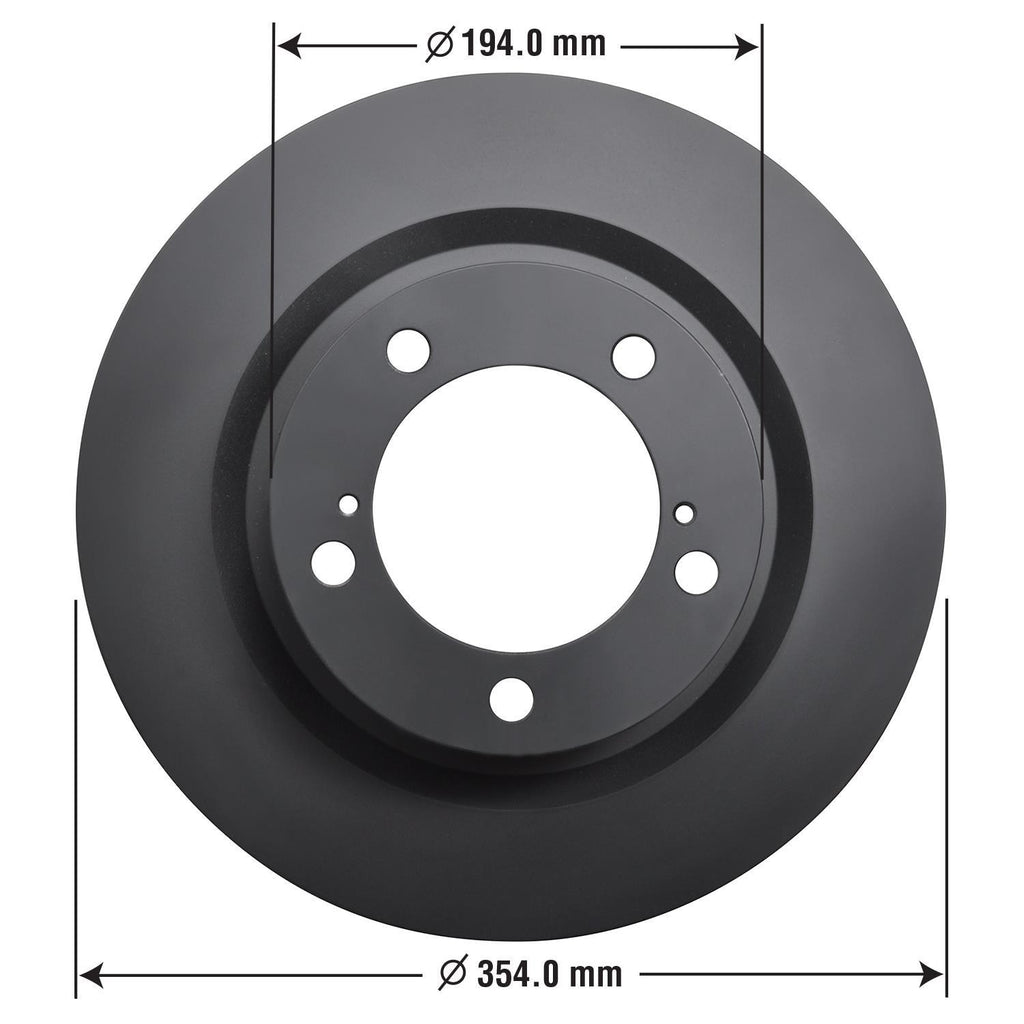 Gold Disc Brake Rotor 44587DG