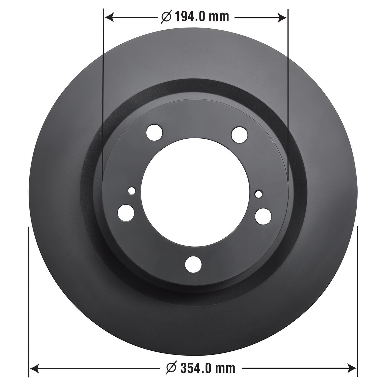 Gold Disc Brake Rotor 44587DG