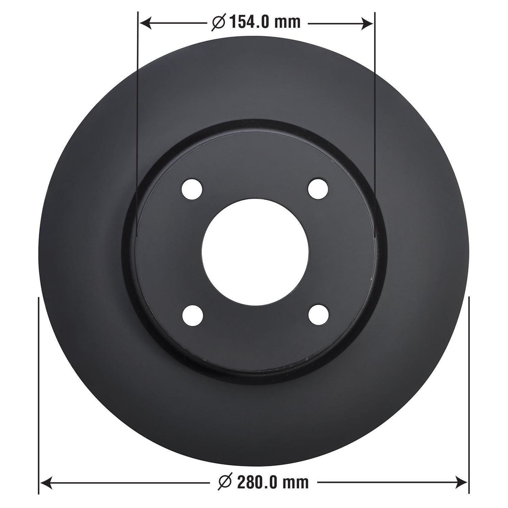 Gold Disc Brake Rotor 44590DG