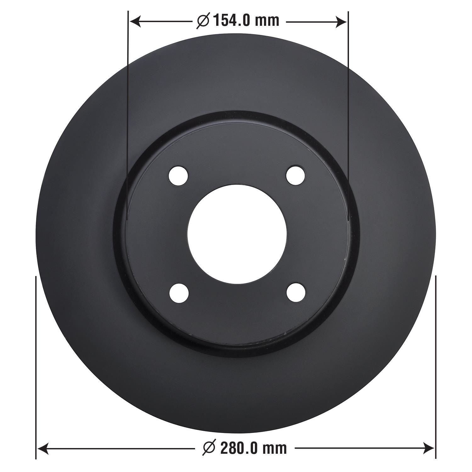 Gold Disc Brake Rotor 44590DG