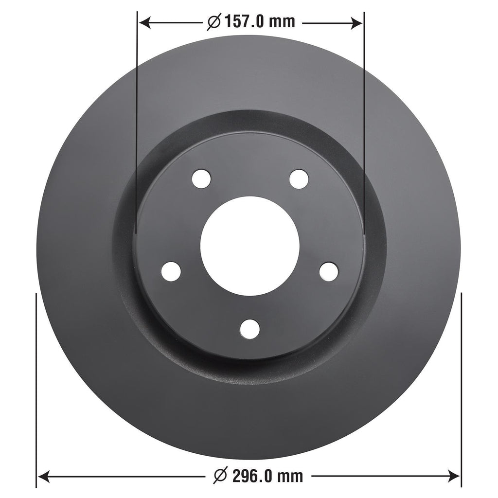 Gold Disc Brake Rotor 44592DG