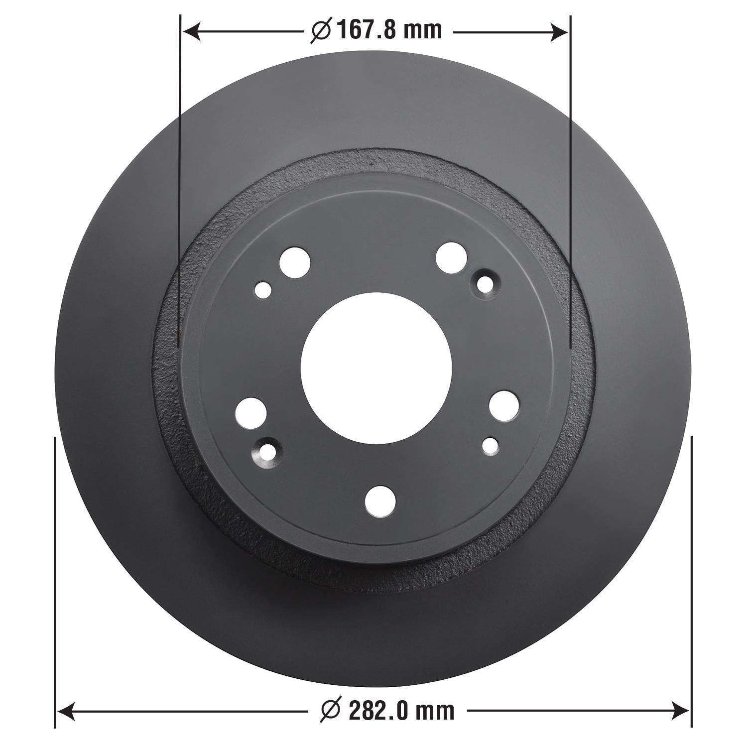 Gold Disc Brake Rotor 44594DG