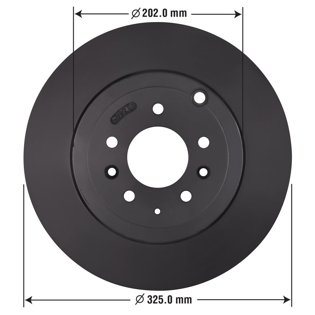 Gold Disc Brake Rotor 44604DG