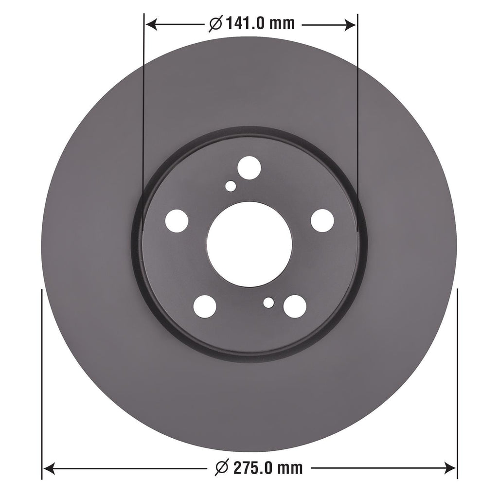 Gold Disc Brake Rotor 44622DG