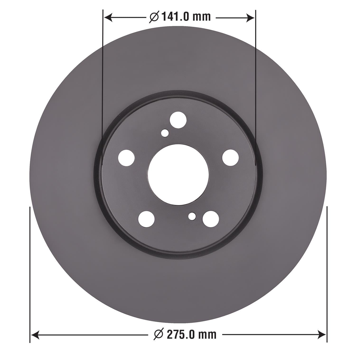 Gold Disc Brake Rotor 44622DG