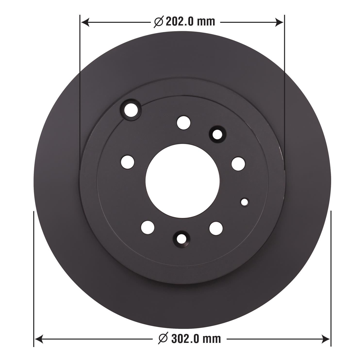 Gold Disc Brake Rotor 44638DG