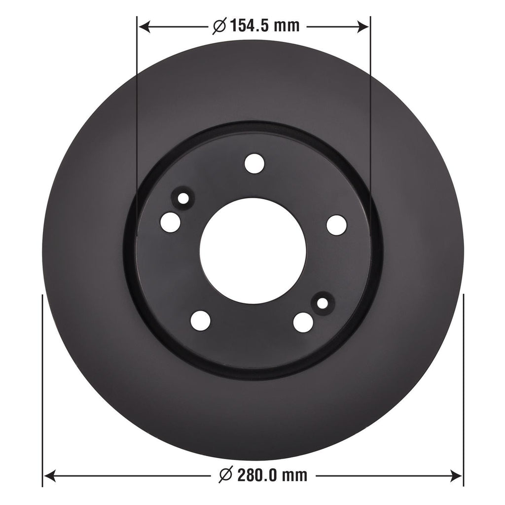 Gold Disc Brake Rotor 44689DG