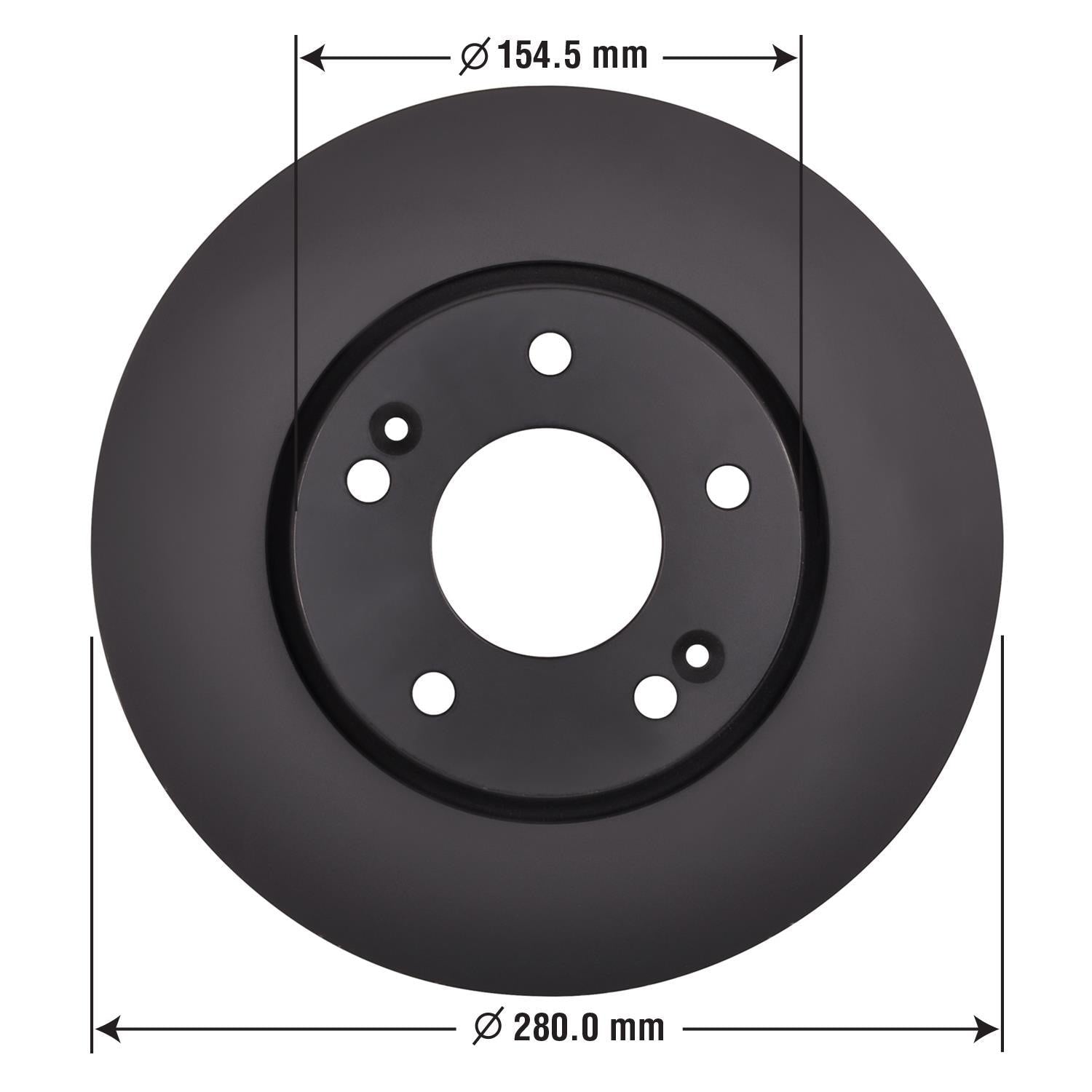 Gold Disc Brake Rotor 44689DG