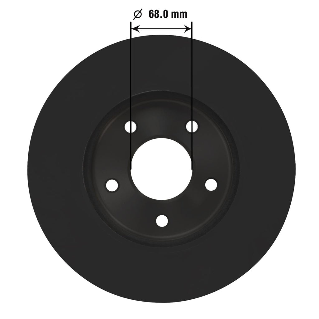 Gold Disc Brake Rotor 44723DG