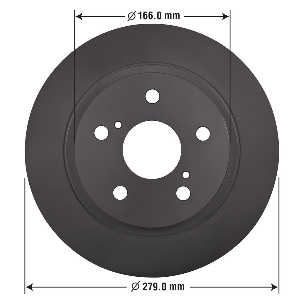 Gold Disc Brake Rotor 44726DG