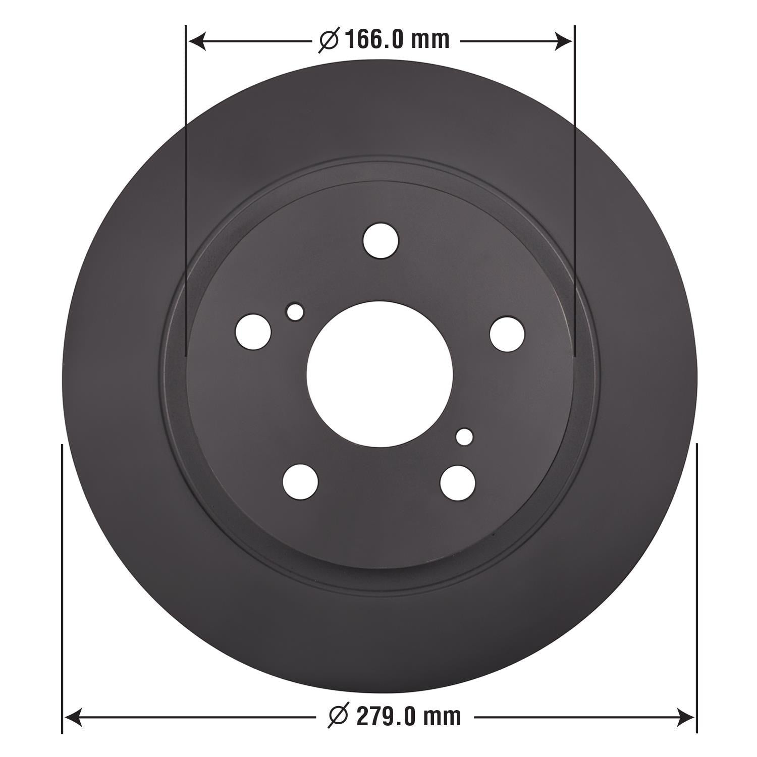 Gold Disc Brake Rotor 44726DG