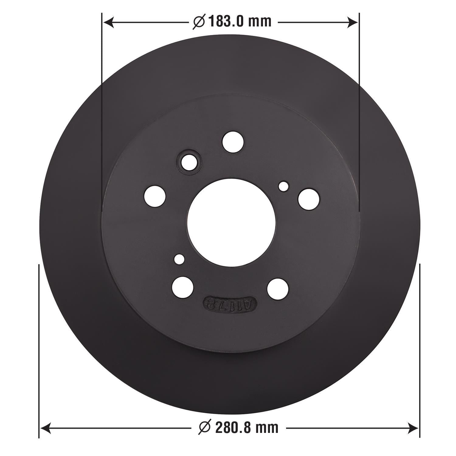 Gold Disc Brake Rotor 44749DG