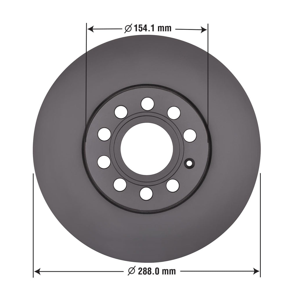 Gold Disc Brake Rotor 45111DG