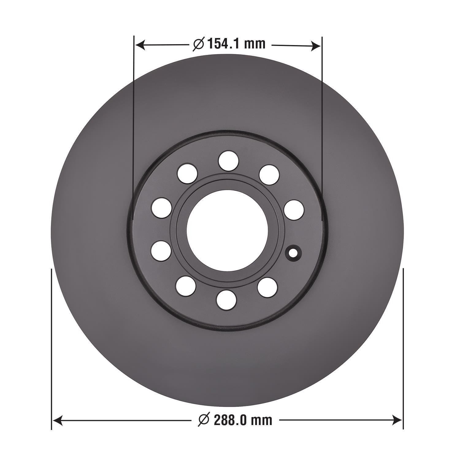Gold Disc Brake Rotor 45111DG