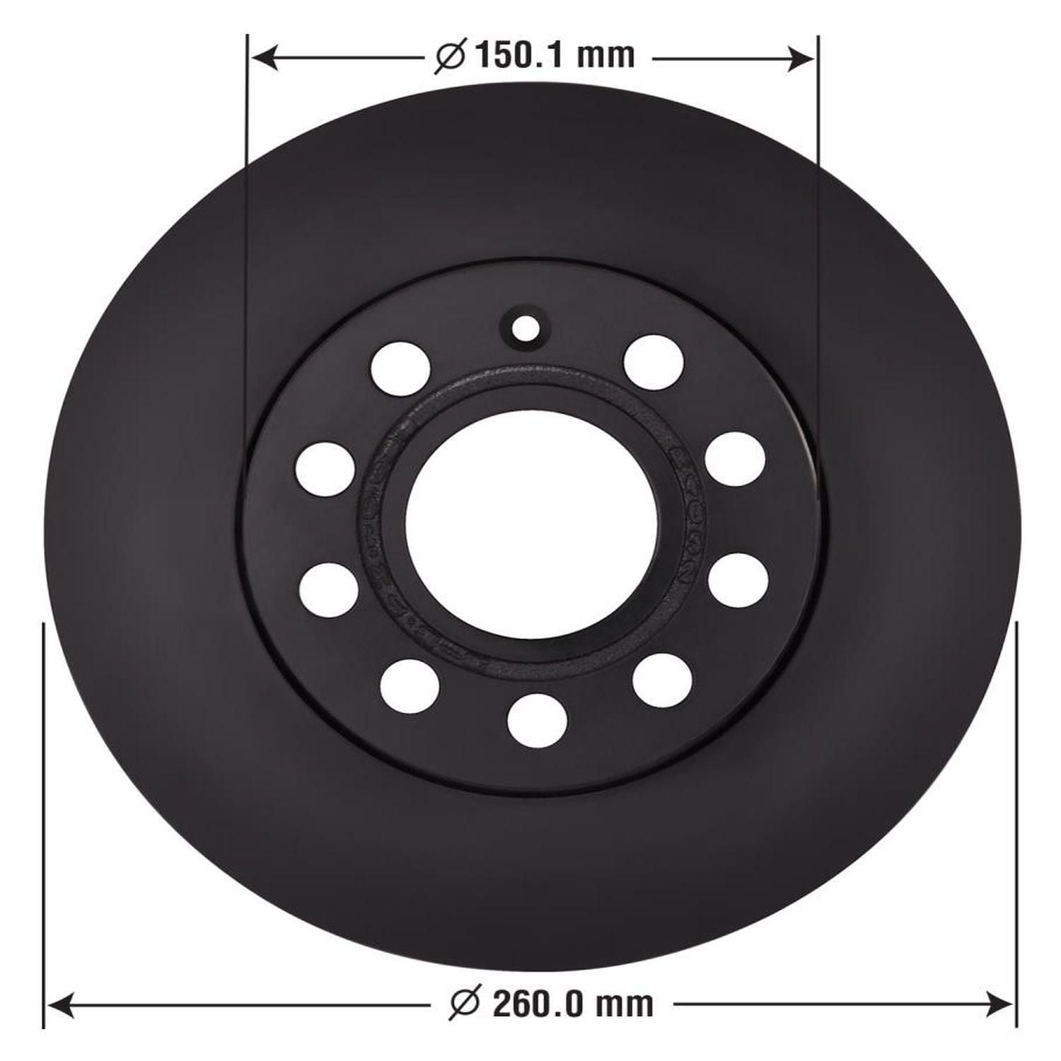 Gold Disc Brake Rotor 45113DG