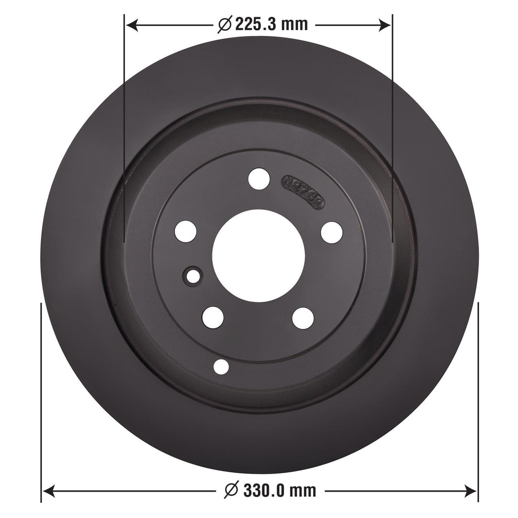 Gold Disc Brake Rotor 45416DG