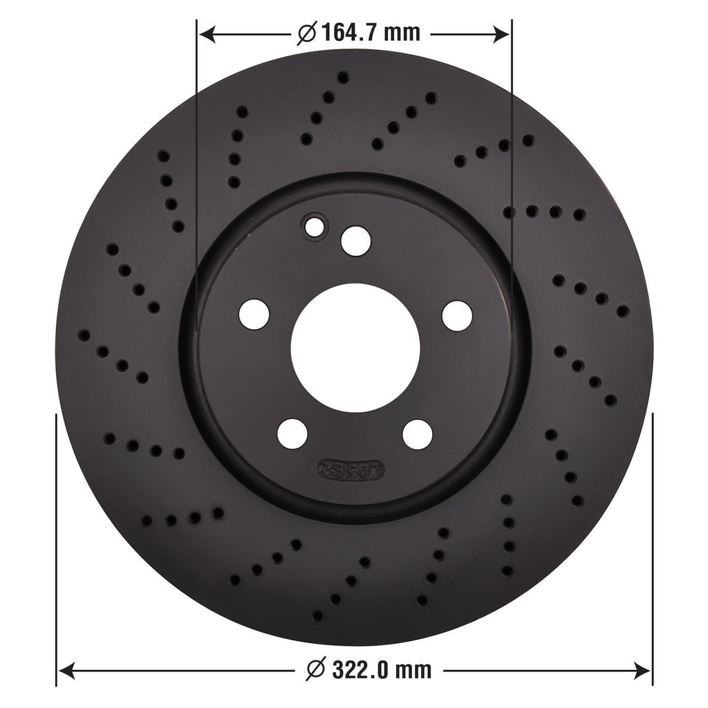 Gold Disc Brake Rotor 45471DG