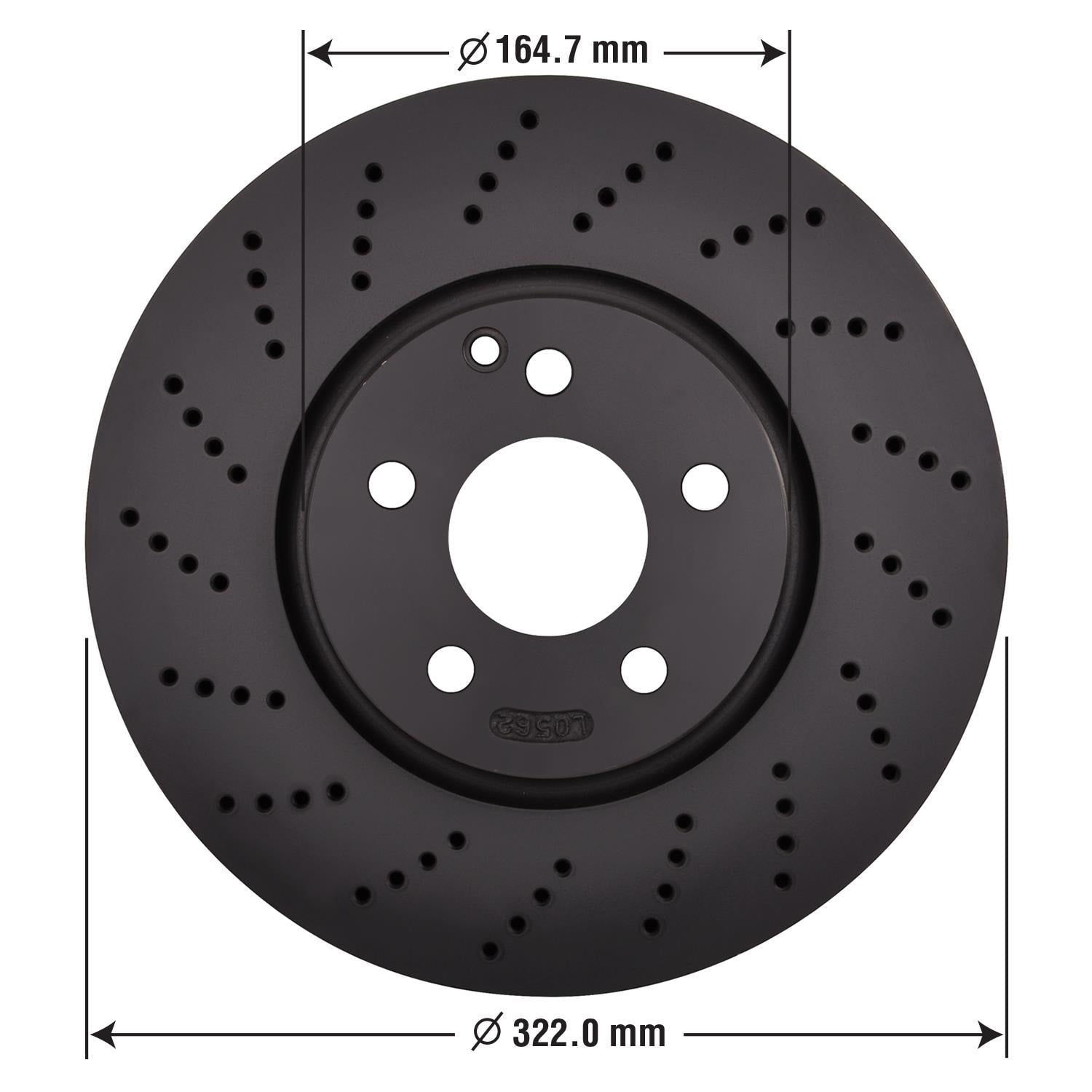 Gold Disc Brake Rotor 45471DG