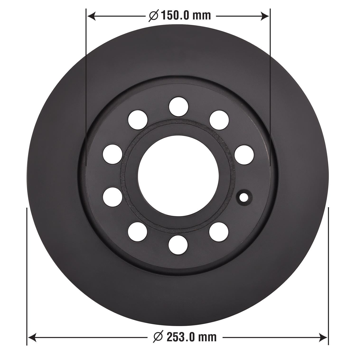 Gold Disc Brake Rotor 45607DG